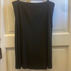 DKNY Black Women's Skirt A-line mermaid size large Excellent